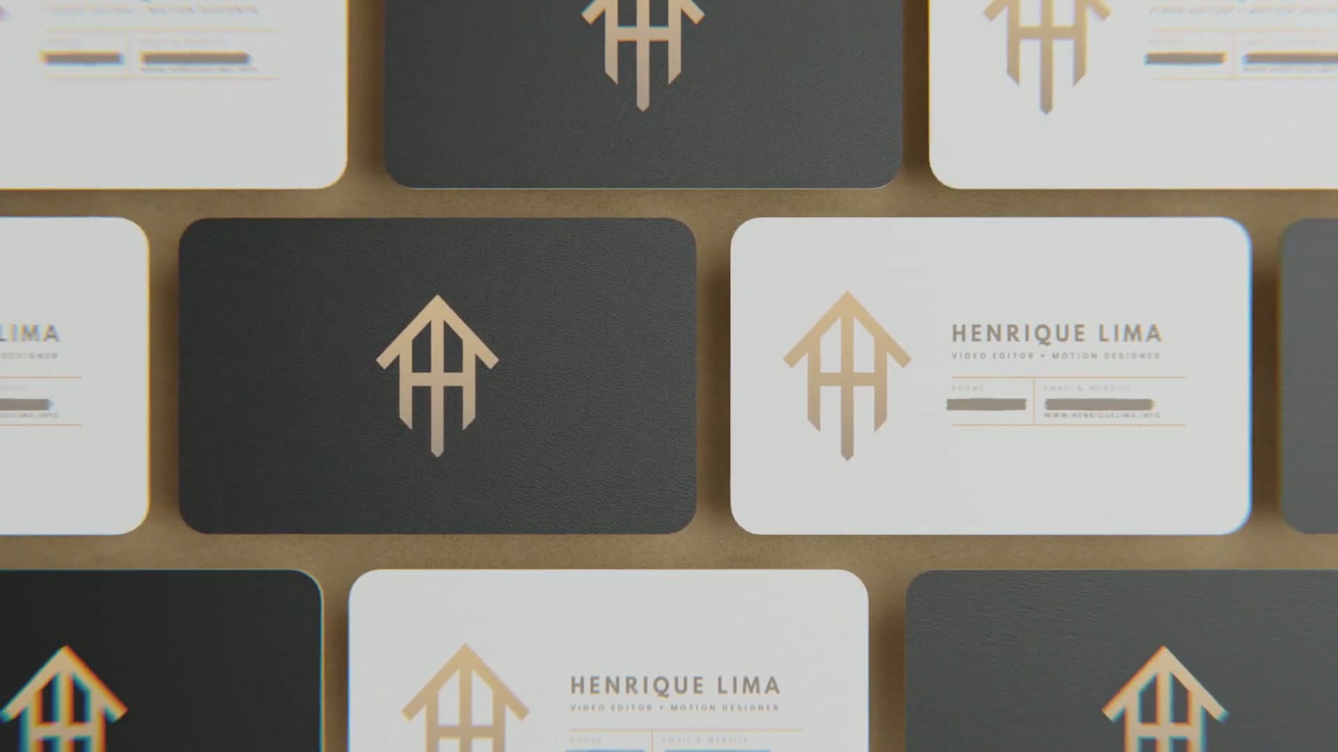 3D Business Card Animation